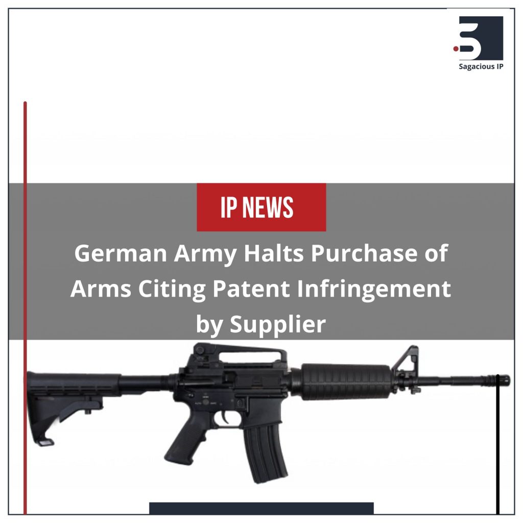 German Army Halts Purchase of Arms Citing Patent Infringement by Supplier