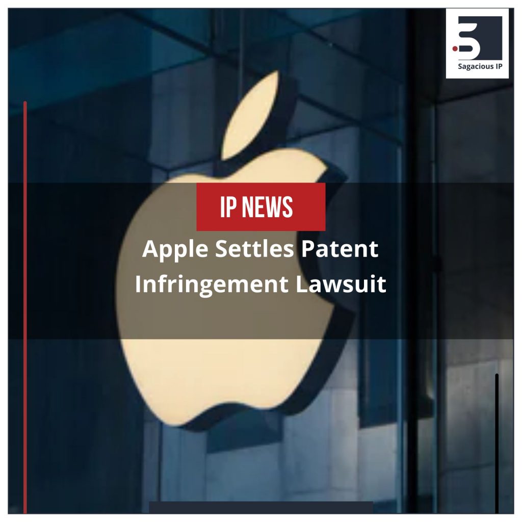 Apple Settles Patent Infringement Lawsuit