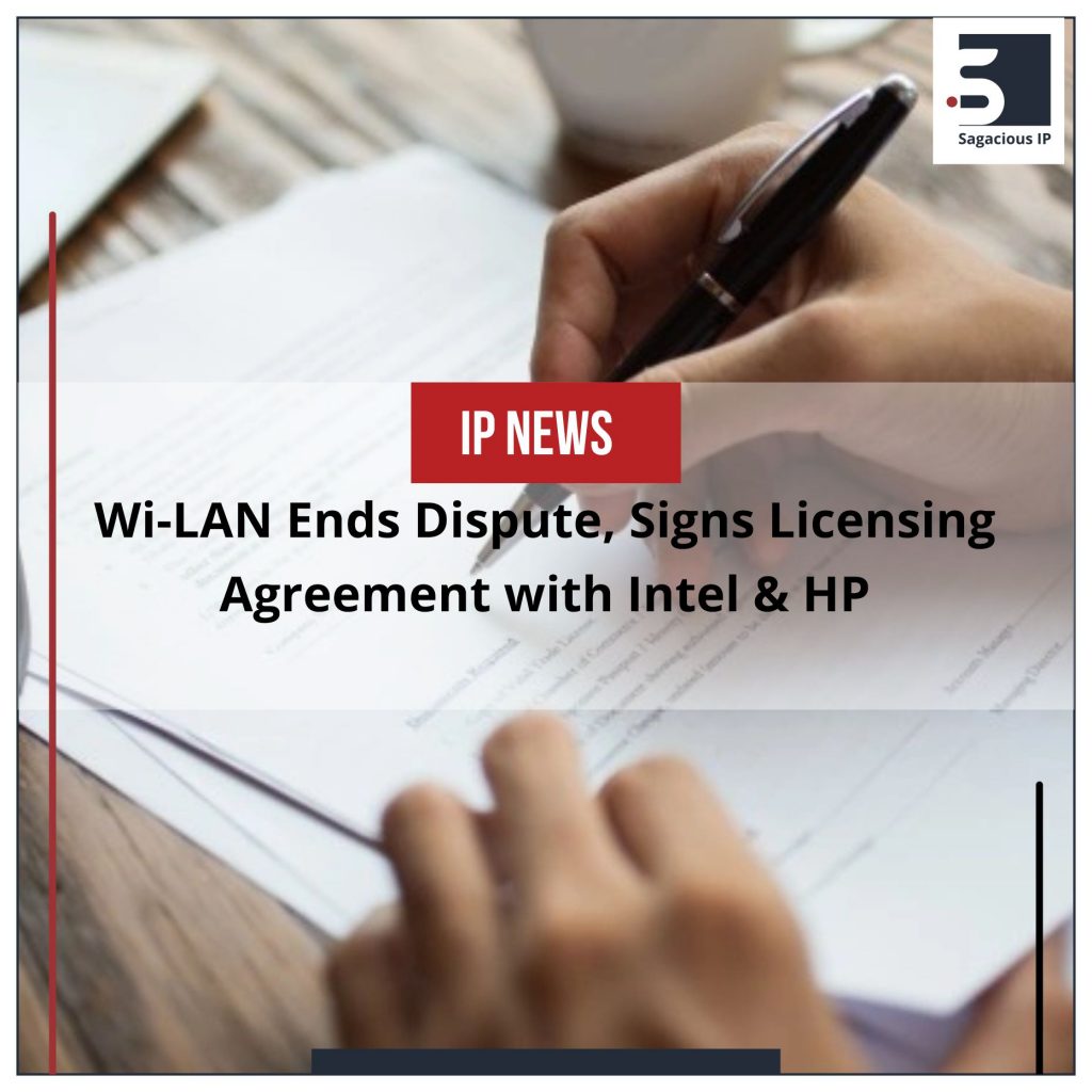 Wi-LAN Ends Dispute, Signs Licensing Agreement with Intel & HP