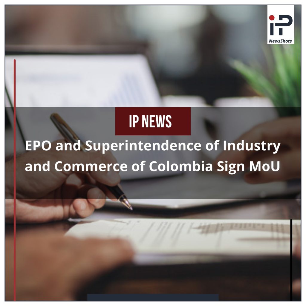 EPO and Superintendence of Industry and Commerce of Colombia Sign MoU