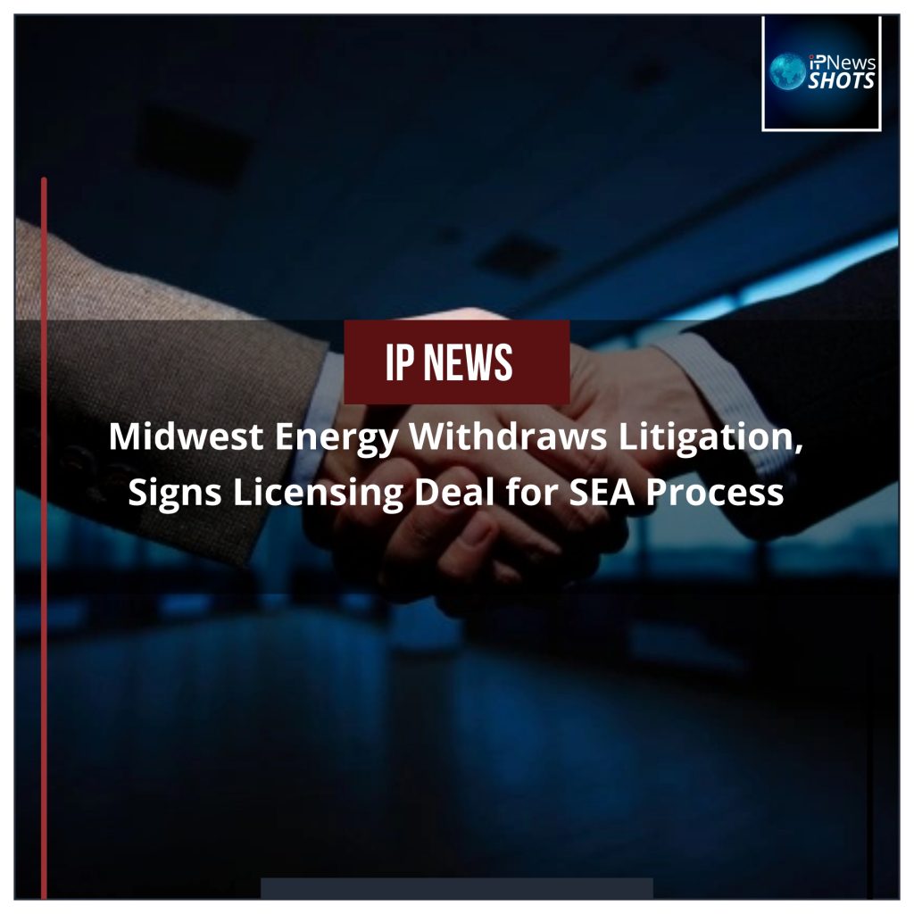 Midwest Energy Withdraws Litigation, Signs Licensing Deal for SEA Process