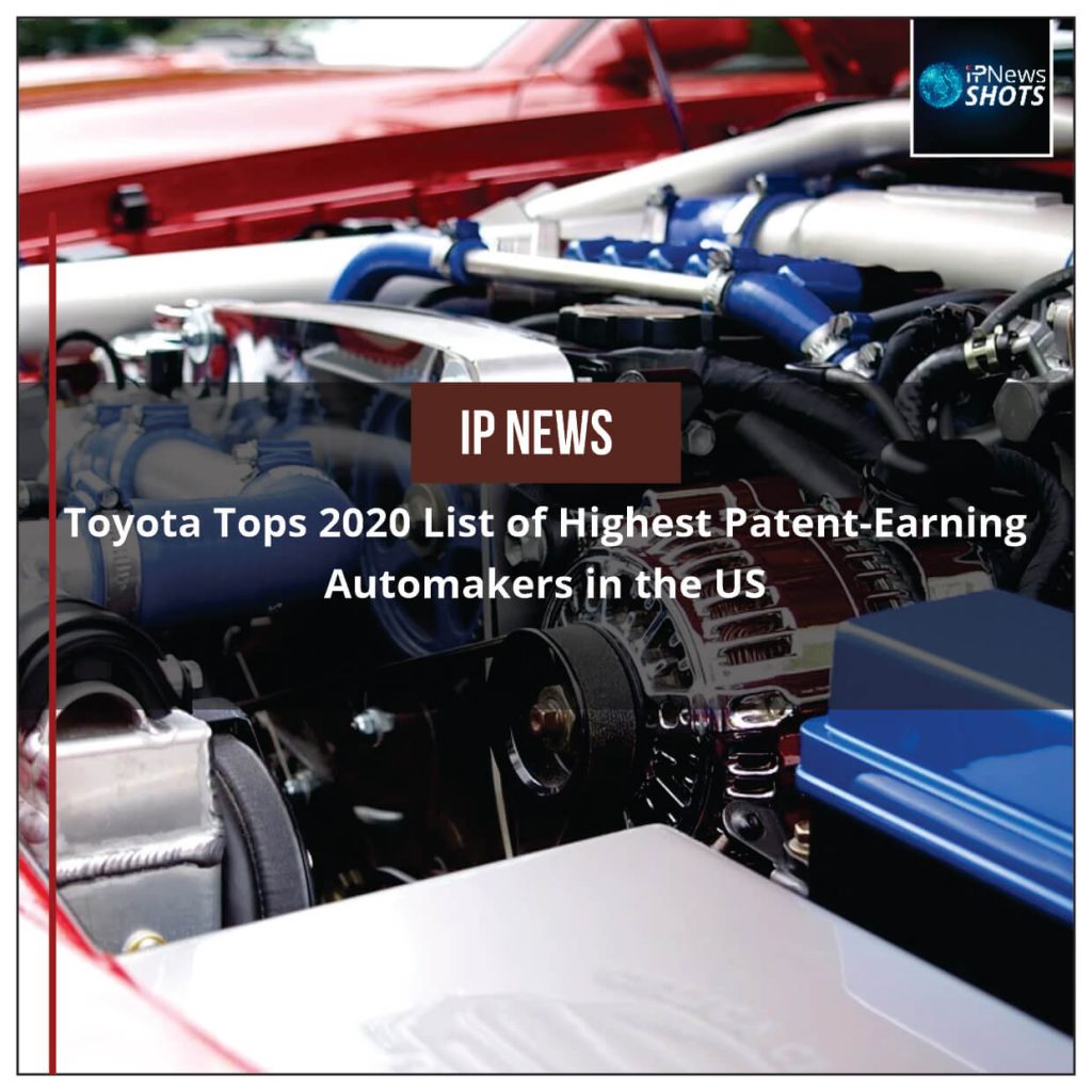 Toyota Tops 2020 List of Highest Patent-Earning Automakers in the US