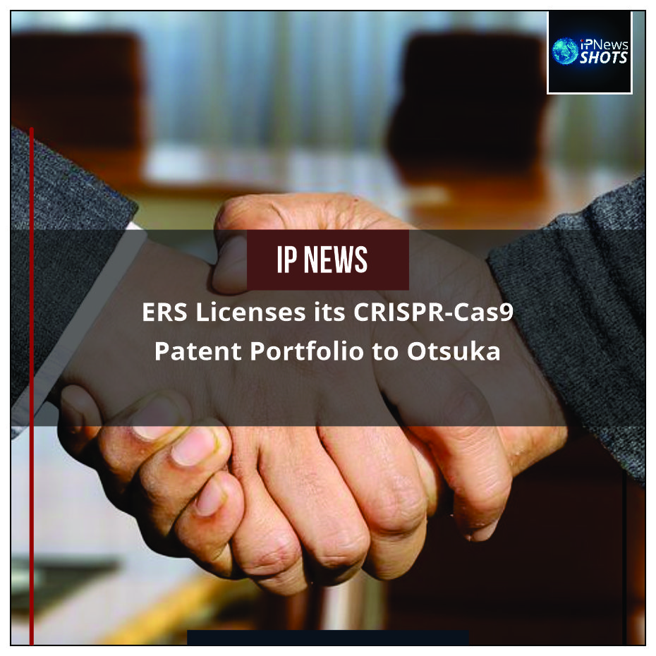 ERS Licenses its CRISPR-Cas9 Patent Portfolio to Otsuka