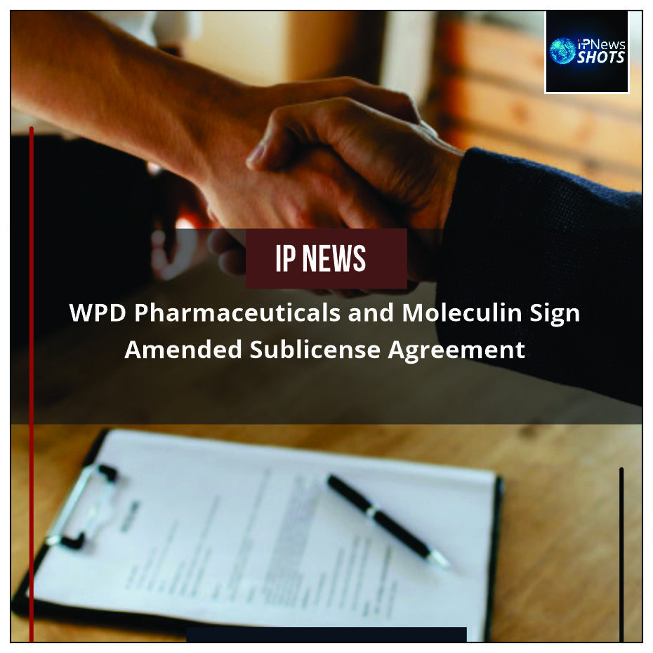 WPD Pharmaceuticals and Moleculin Sign Amended Sublicense Agreement