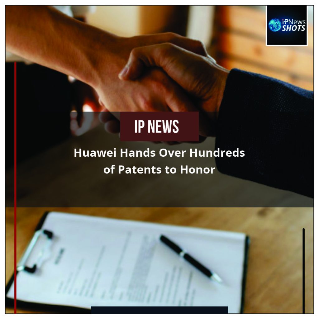 Huawei Hands Over Hundreds of Patents to Honor