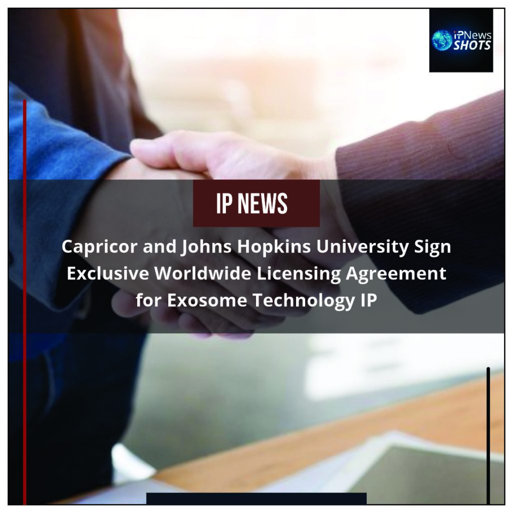 Capricor and Johns Hopkins University Sign Exclusive Worldwide Licensing Agreement for Exosome Technology IP